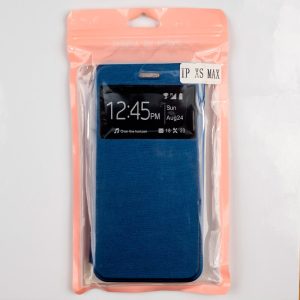 Funda Libro iPhone XS Max Azul