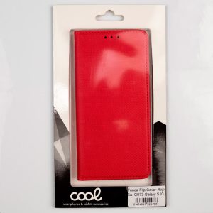 Funda Libro Flip Galaxy S10 Roja