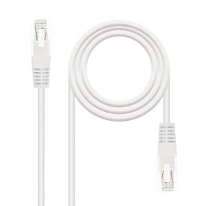 Cable de Red RJ45 UTP Cat.6/ 1m/ Blanco